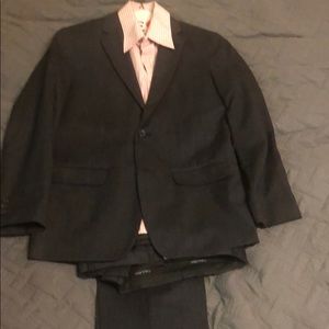 Boys Suit - Calvin Klein size 14 Charcoal Gray